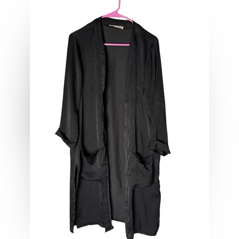 Molly Green Long Duster Black